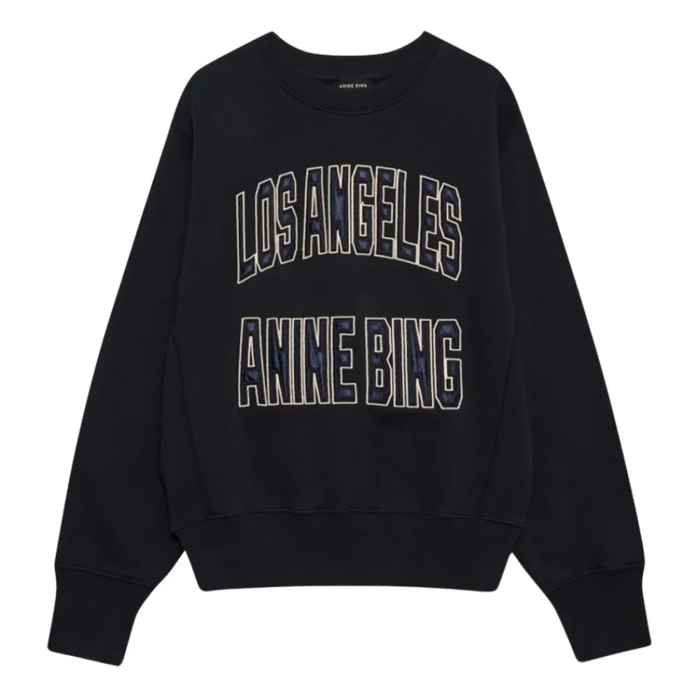 Sweatshirts|Striktrøjer & Sweatere^Anine Bing Sweatshirts Sort