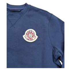 Trøjer|Sweatshirts<Moncler Sweatshirts & Hoodies Blå
