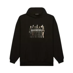Trøjer<Balenciaga Sweatshirts & Hoodies Sort