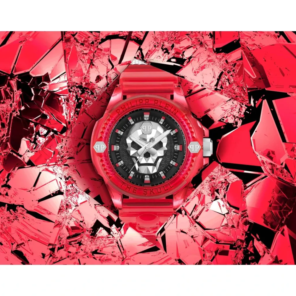 Ure^Philipp Plein Syntetisk Ur Rød