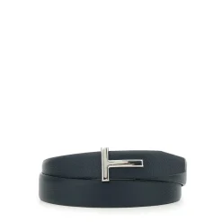 Bælter<Tom Ford T Rev Belt 3cm Blå