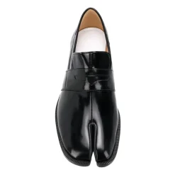 Loafers<Maison Margiela Tabi Mokkasin Lædersko Sort