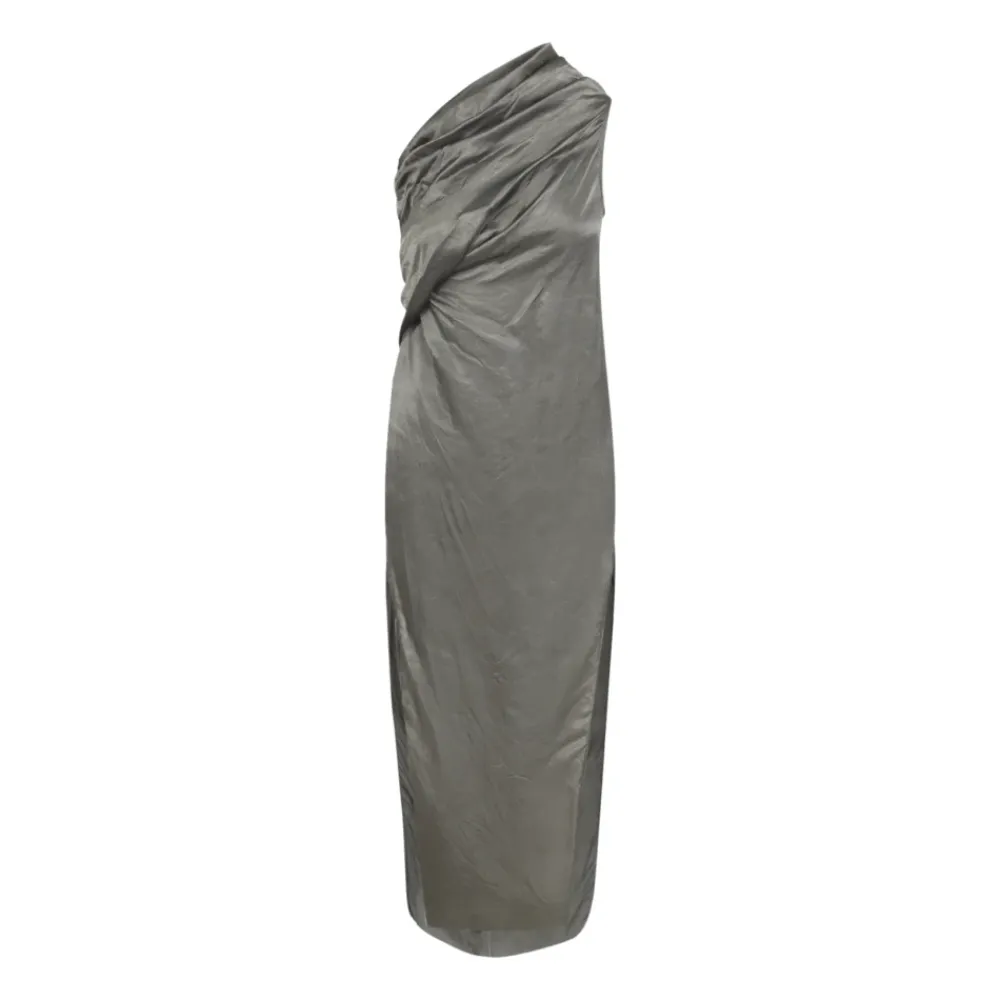 Kjoler<Rick Owens Tailored Firbanks Dress Grå