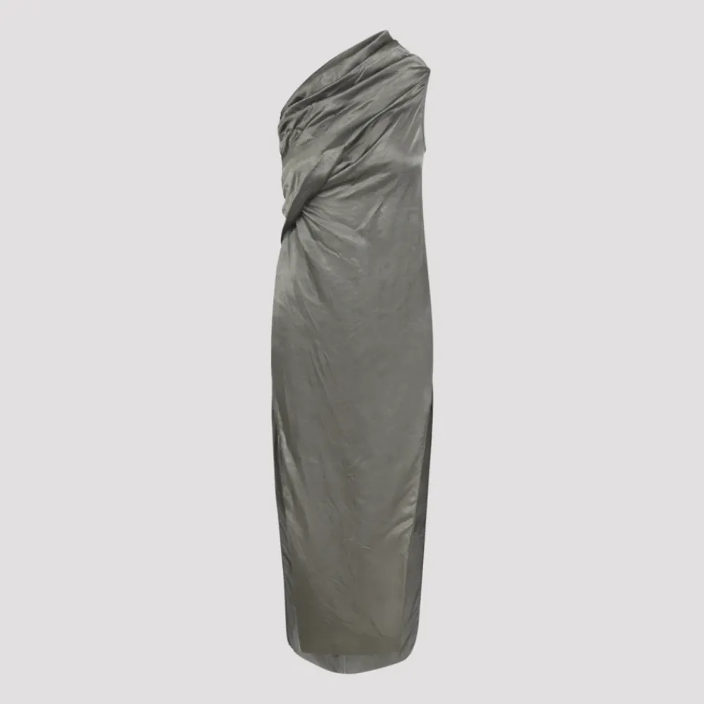 Kjoler<Rick Owens Tailored Firbanks Dress Grå