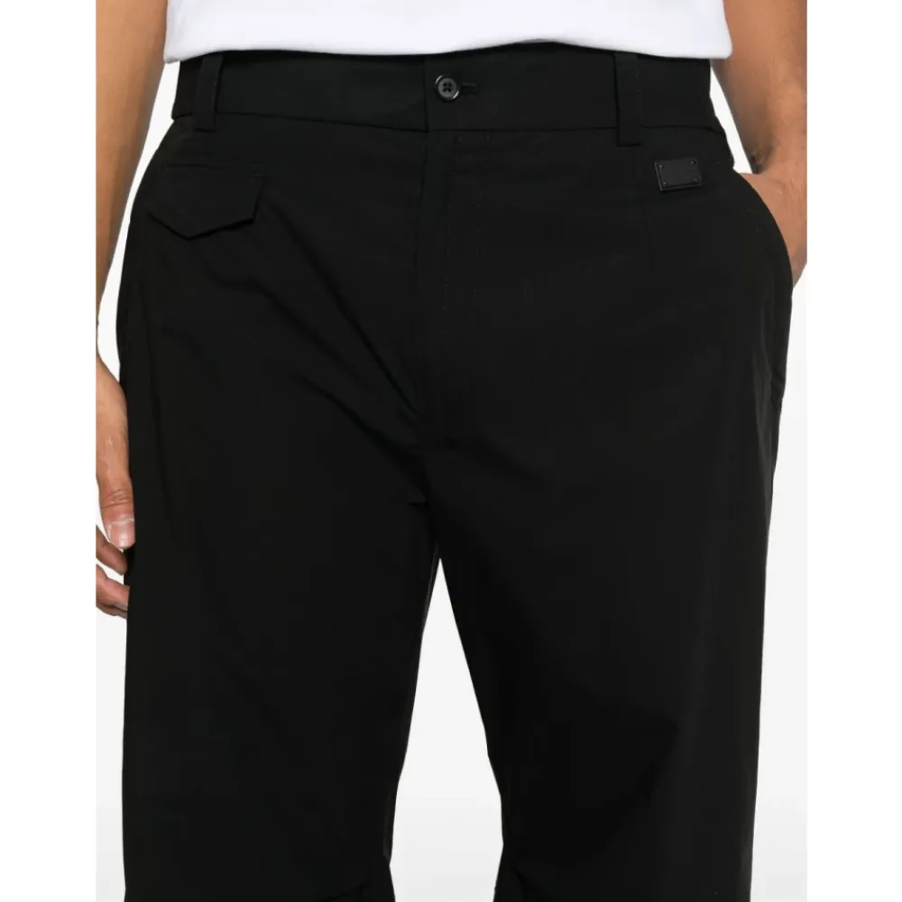 Træningsbukser & Tights<Dolce & Gabbana Tapered Bukser Sort