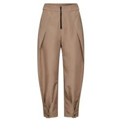 Bukser^Co'Couture Tapered Trousers Beige