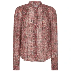 Bluser & Skjorter^Marant étoile Tapestry Print Mandarin Krave Skjorte Orange