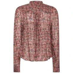 Bluser & Skjorter^Marant étoile Tapestry Print Mandarin Krave Skjorte Orange