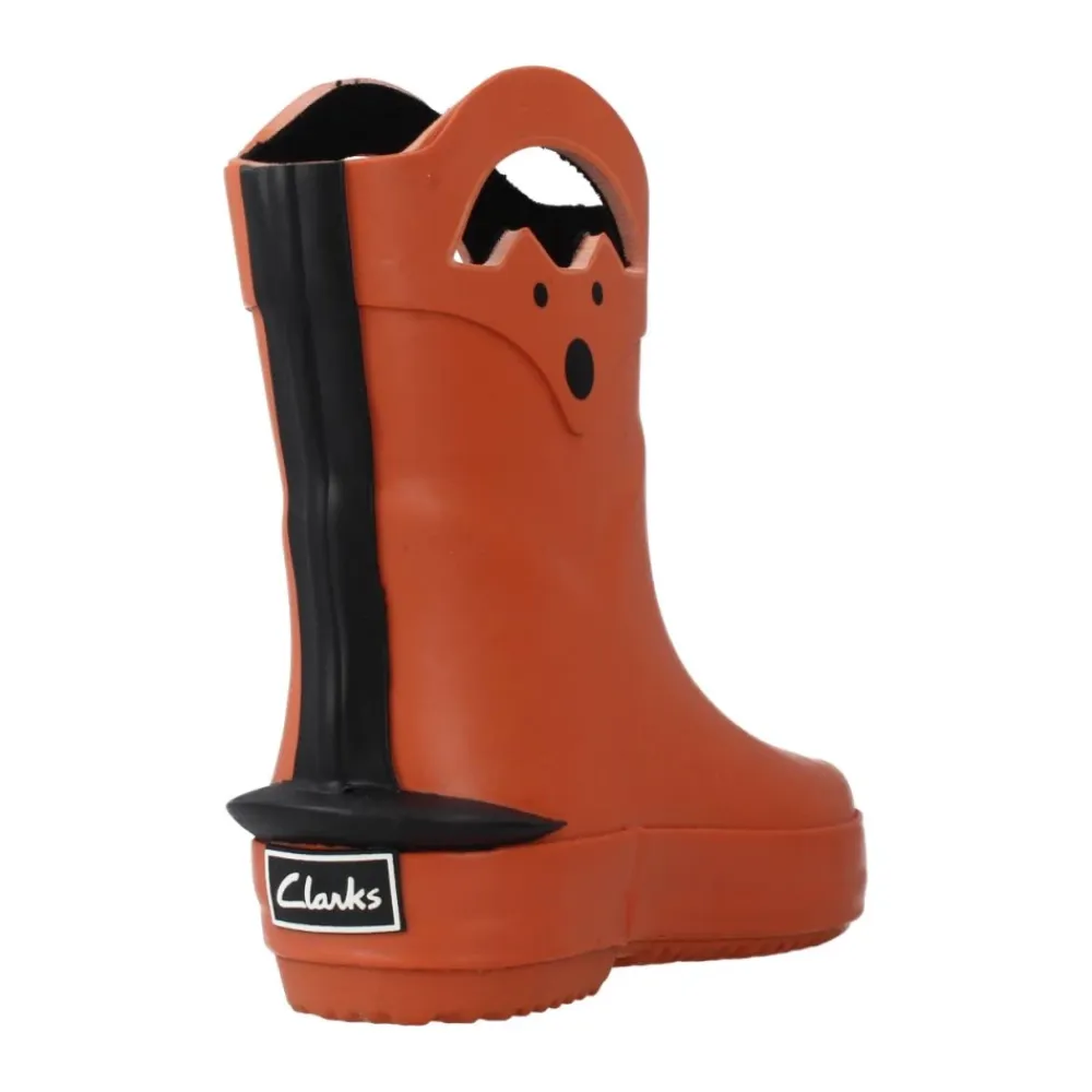 Gummistøvler^Clarks Tarri Dash T Regnstøvler Orange