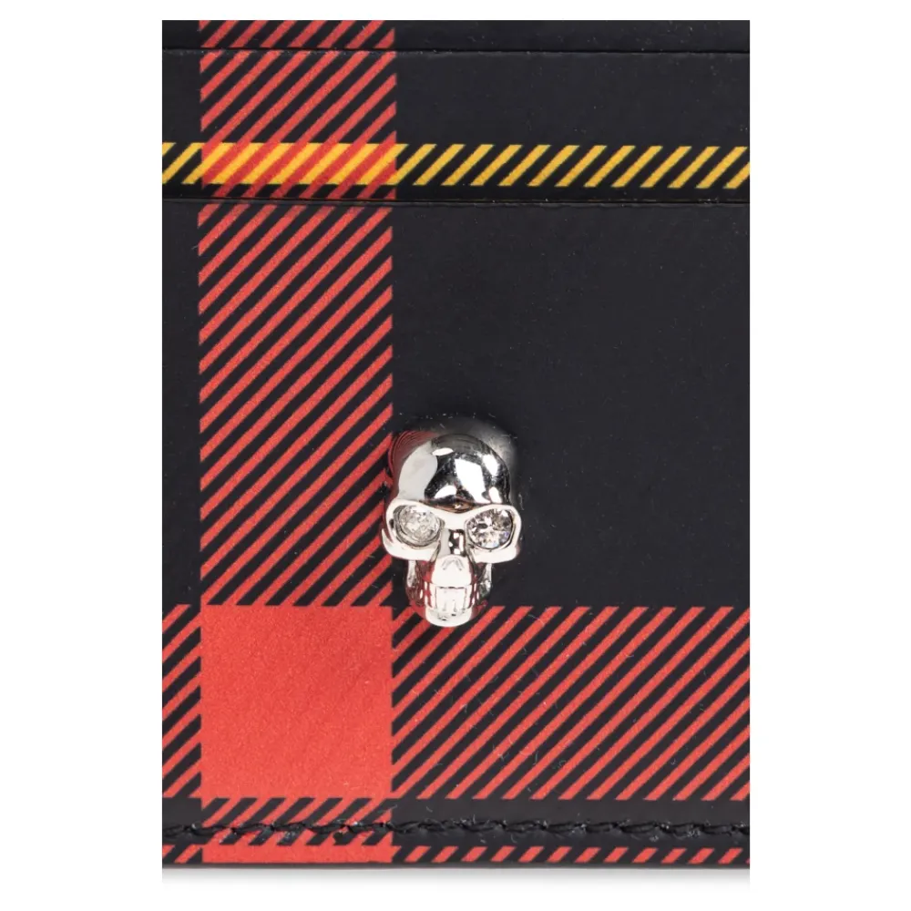 Punge & Kortholder^Alexander McQueen Tartan Card Holder Rød