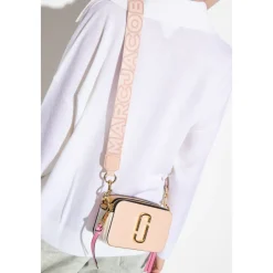 Tilbehør Til Tasker<Marc Jacobs Taskerem med logo Pink