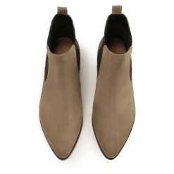 Chelsea Boots<Kazar Taupefarvede ruskindsslippers Beige