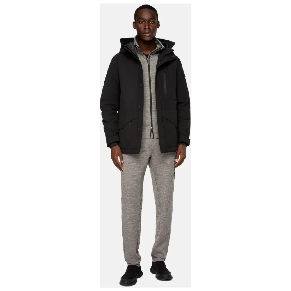 Frakker<Boggi Milano Technical Fabric B Tech Parka Sort