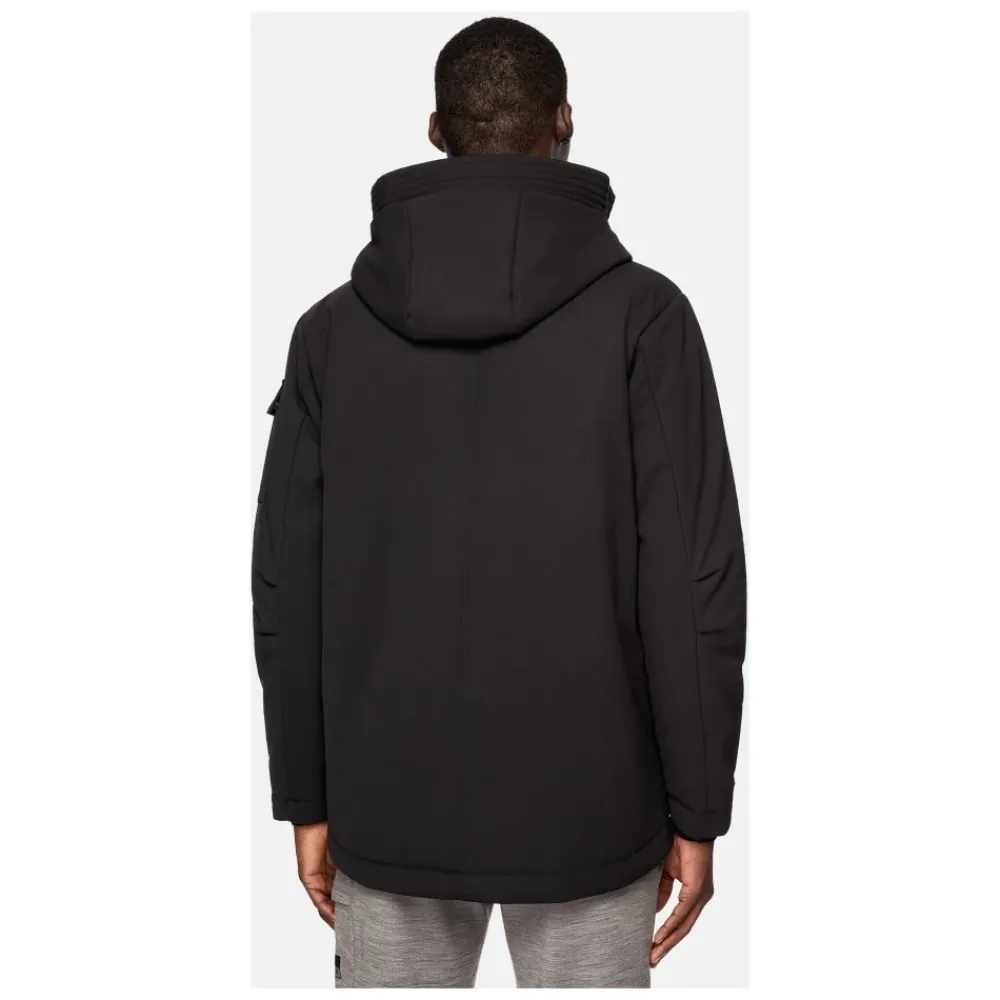 Frakker<Boggi Milano Technical Fabric B Tech Parka Sort