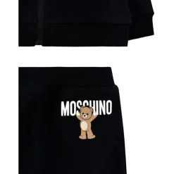 Bodystocking & Sæt^Moschino Teddy Bear Cotton Hoodie Sort