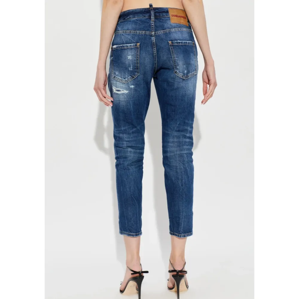 Jeans^Dsquared2 Teddy Jeans Blå