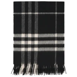 Tørklæder^Burberry Ternet Cashmere Halstørklæde Sort