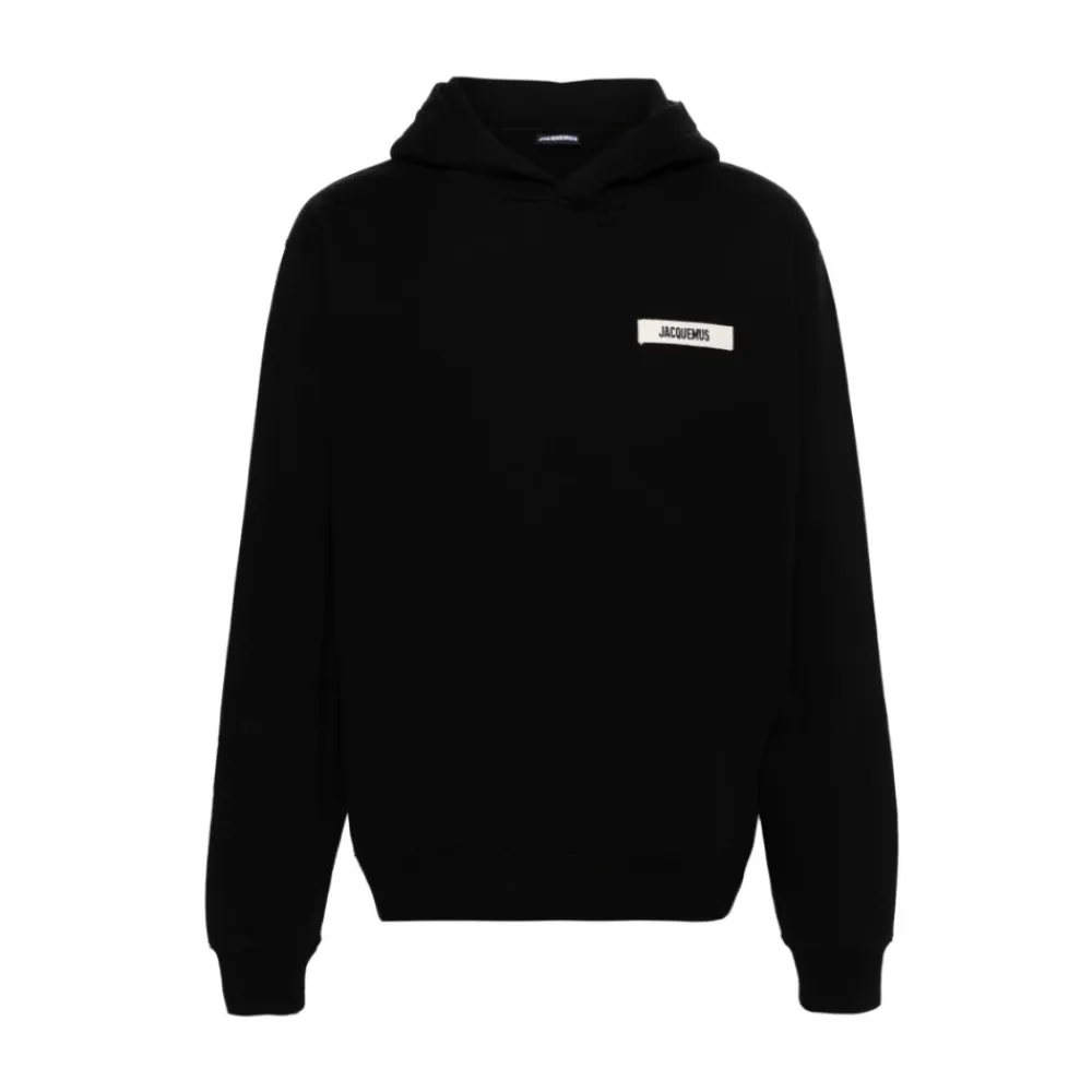 Trøjer^Jacquemus The Gros Grain Hoodie Sort