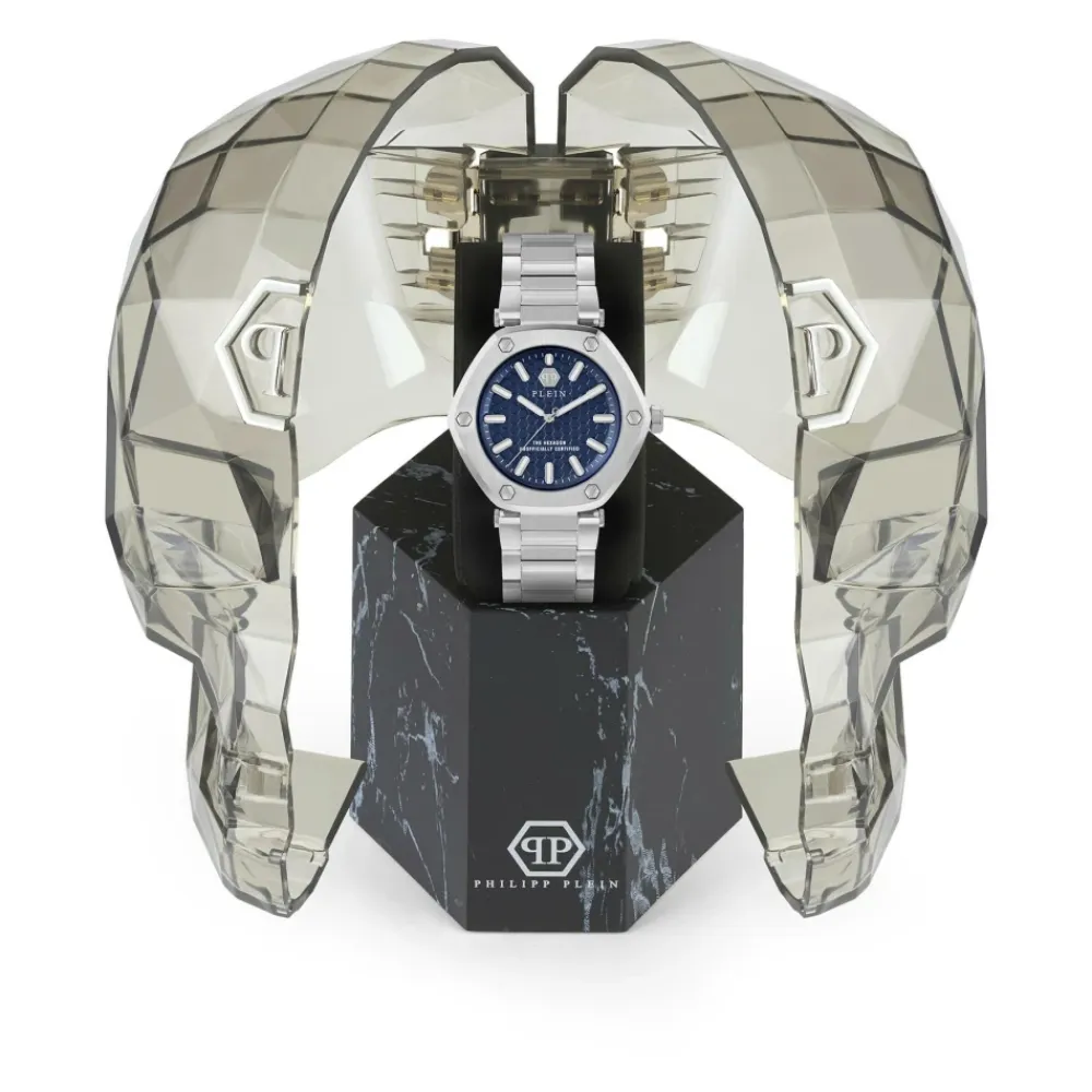 Ure<Philipp Plein The Hexagon Blå