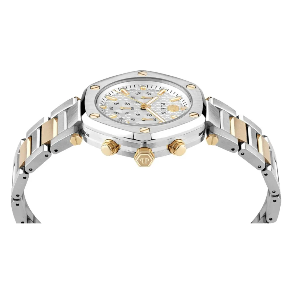 Ure<Philipp Plein The Hexagon Chrono Grå