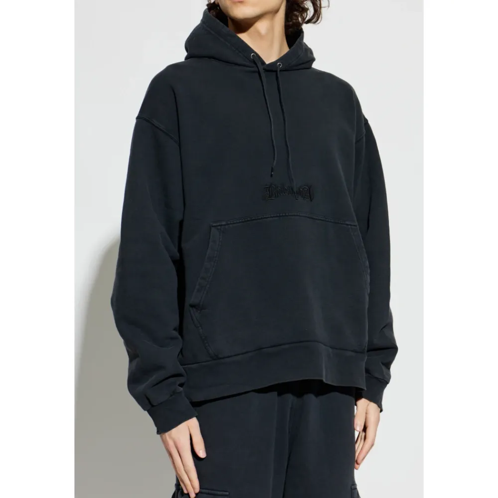 Trøjer<Balenciaga The Hoodie Sort