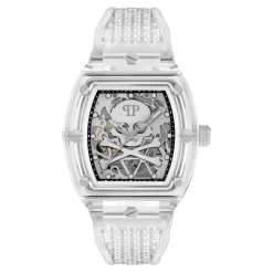 Ure^Philipp Plein The $keleton Crystal Hvid