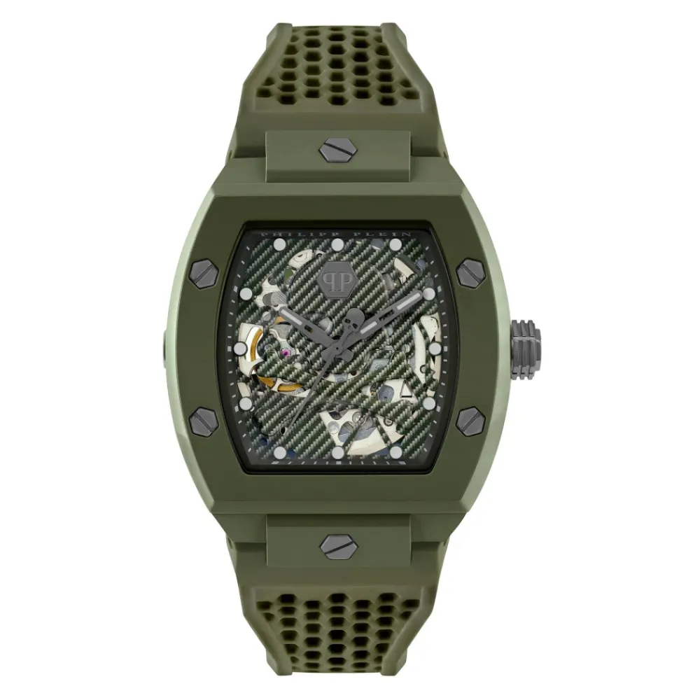 Ure^Philipp Plein The $keleton Watch Grøn