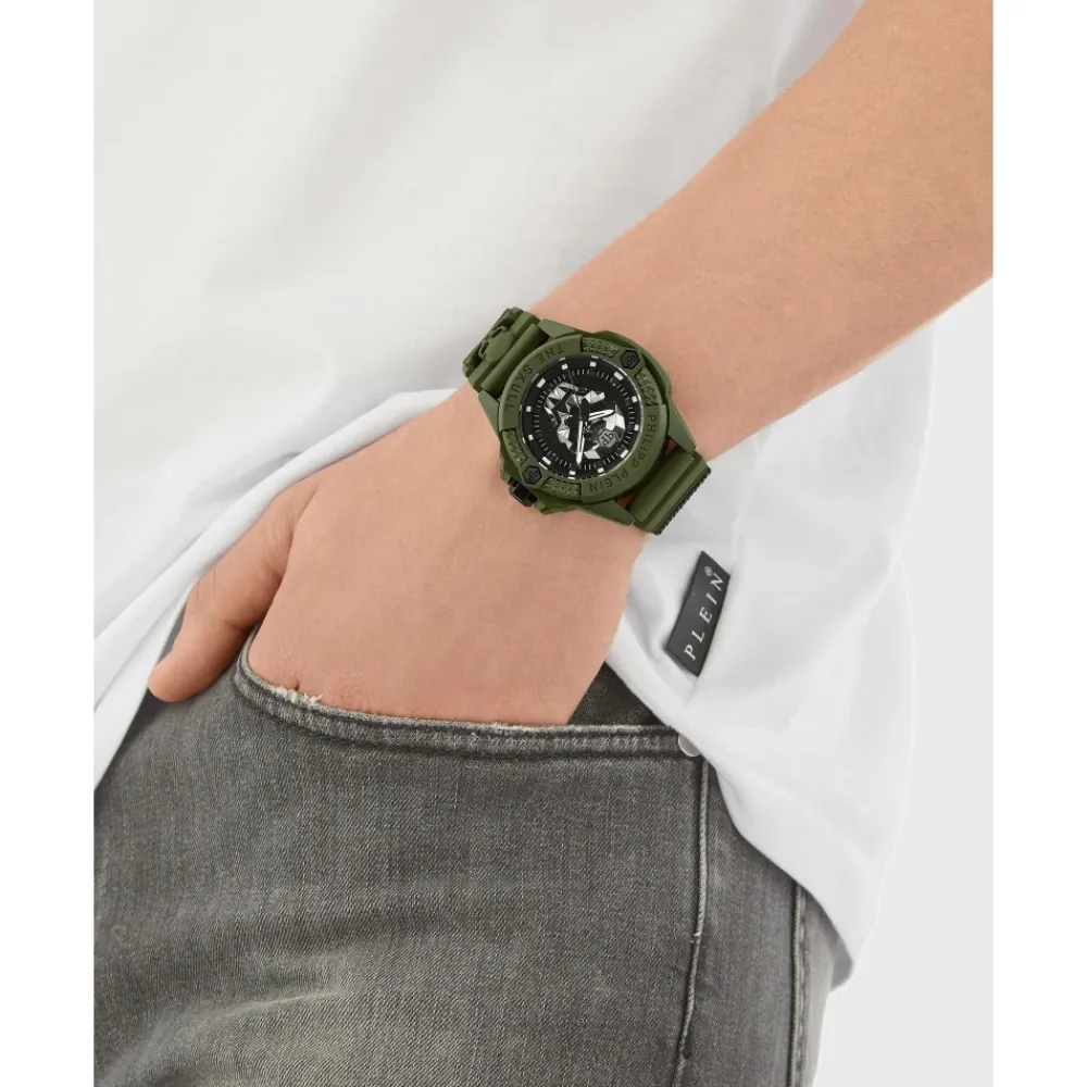 Ure<Philipp Plein The $kull Ecoceramic Grøn