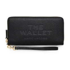 Punge & Kortholder<Marc Jacobs The Leather Continental Wallet Sort
