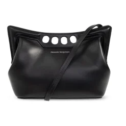 Bæltetasker^Alexander McQueen ‘The Peak Mini’ skuldertaske Sort