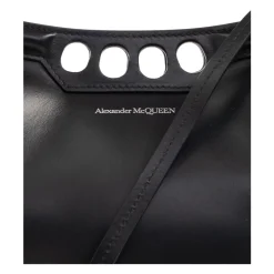 Bæltetasker^Alexander McQueen ‘The Peak Mini’ skuldertaske Sort
