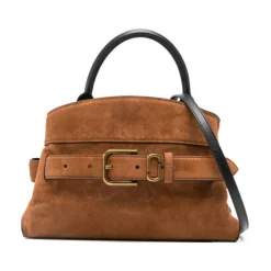Håndtasker<Marc Jacobs The Satchel Lille Læder Skuldertaske Brun