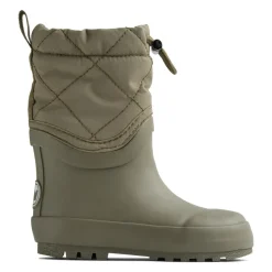 Gummistøvler<Wheat Thermo Snowboot Drizzle - Dry Leaves Grøn