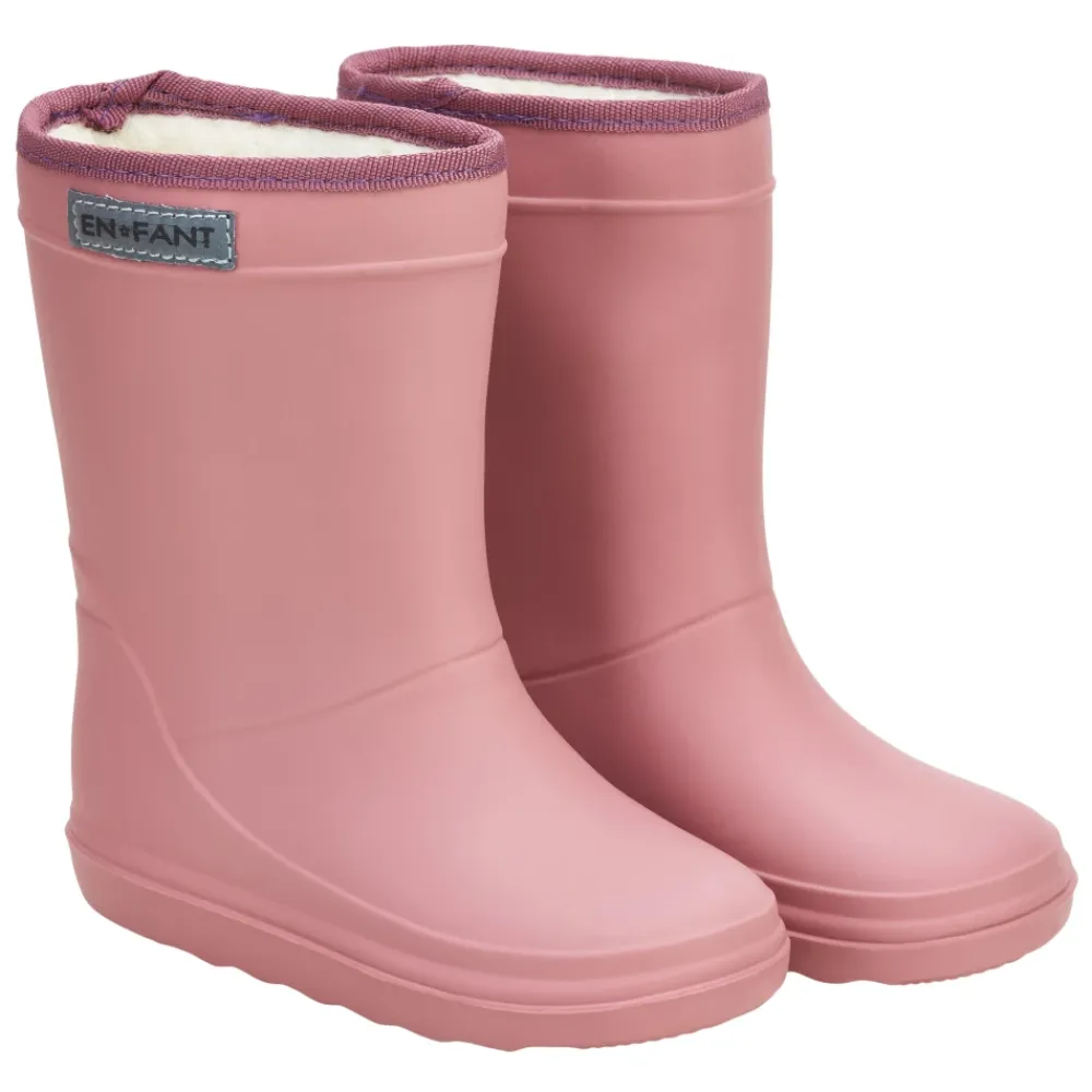 Gummistøvler<En Fant Thermo støvler solid Pink