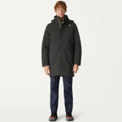 Skaljakker<K-Way Thomas Bonded Padded Parka Sort