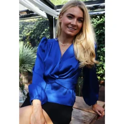 Bluser & Skjorter<Liberté Tiki LS Twist Blouse Blå