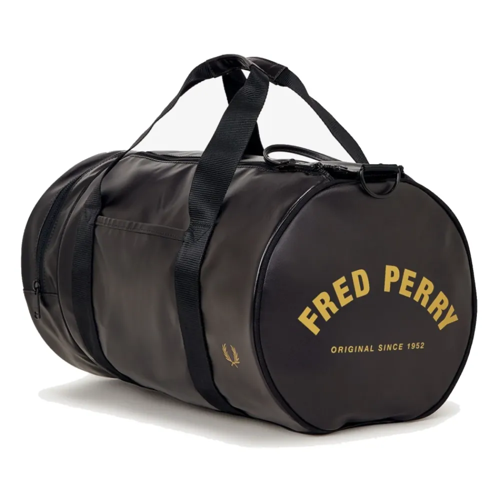 Rejsetasker<Fred Perry Tonal Barrel Bag Sort