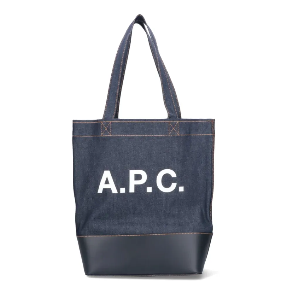 Tasker<A.P.C. Tote Bags Blå