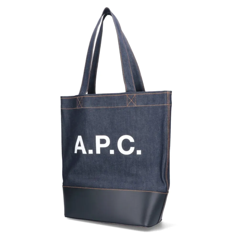 Tasker<A.P.C. Tote Bags Blå
