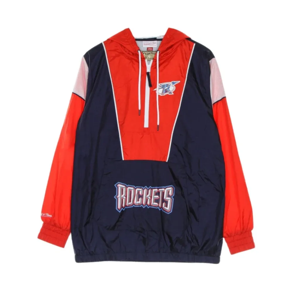 Skaljakker<Mitchell & Ness Trådbar Windbreaker NBA Highlight Rød