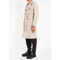 Frakker<Daniele Alessandrini Trenchcoats Beige