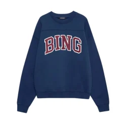 Sweatshirts^Anine Bing TRENTON Sweatshirt Blå