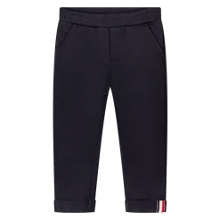 Underdele<Moncler Tricolore-kantede bomulds joggingbukser Blå
