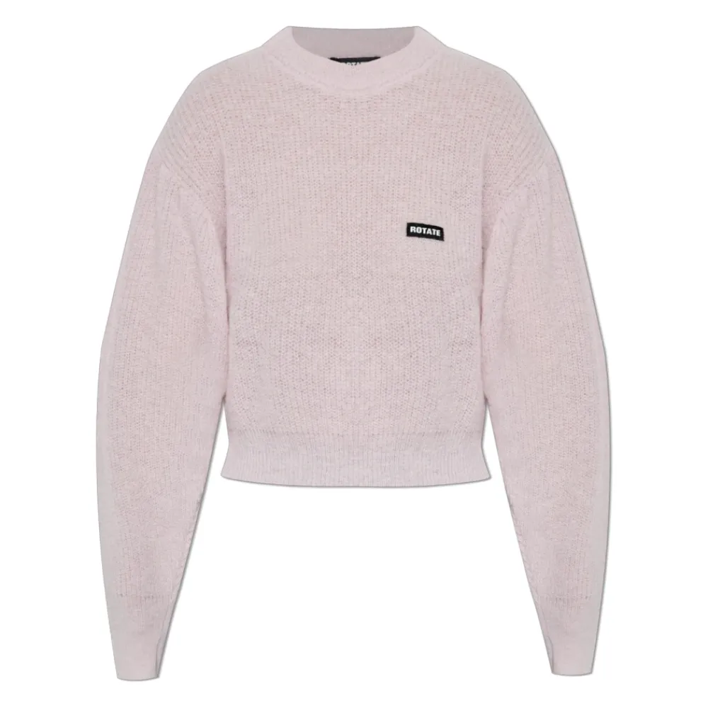 Striktrøjer & Sweatere^ROTATE Birger Christensen Trøje med logo Pink