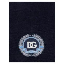 Halstørklæde<Dolce & Gabbana Tørklæde med logo Blå