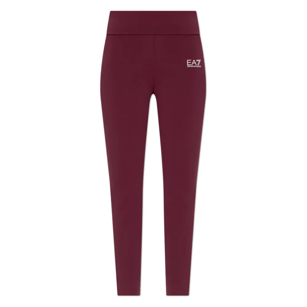 Træningsbukser & Tights<Emporio Armani EA7 Træningsleggings Rød