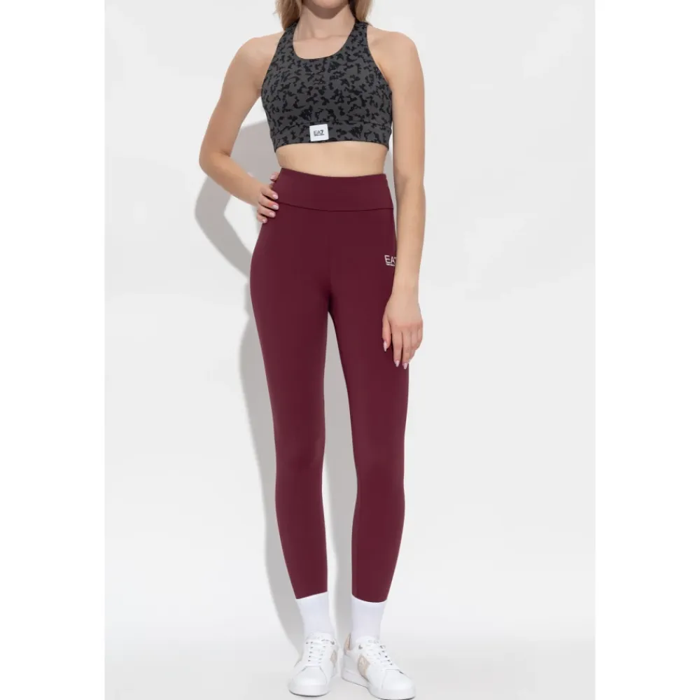Træningsbukser & Tights<Emporio Armani EA7 Træningsleggings Rød
