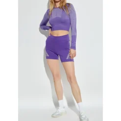 Træningsbukser & Tights<Adidas by Stella McCartney Træningsshorts med logo Lilla