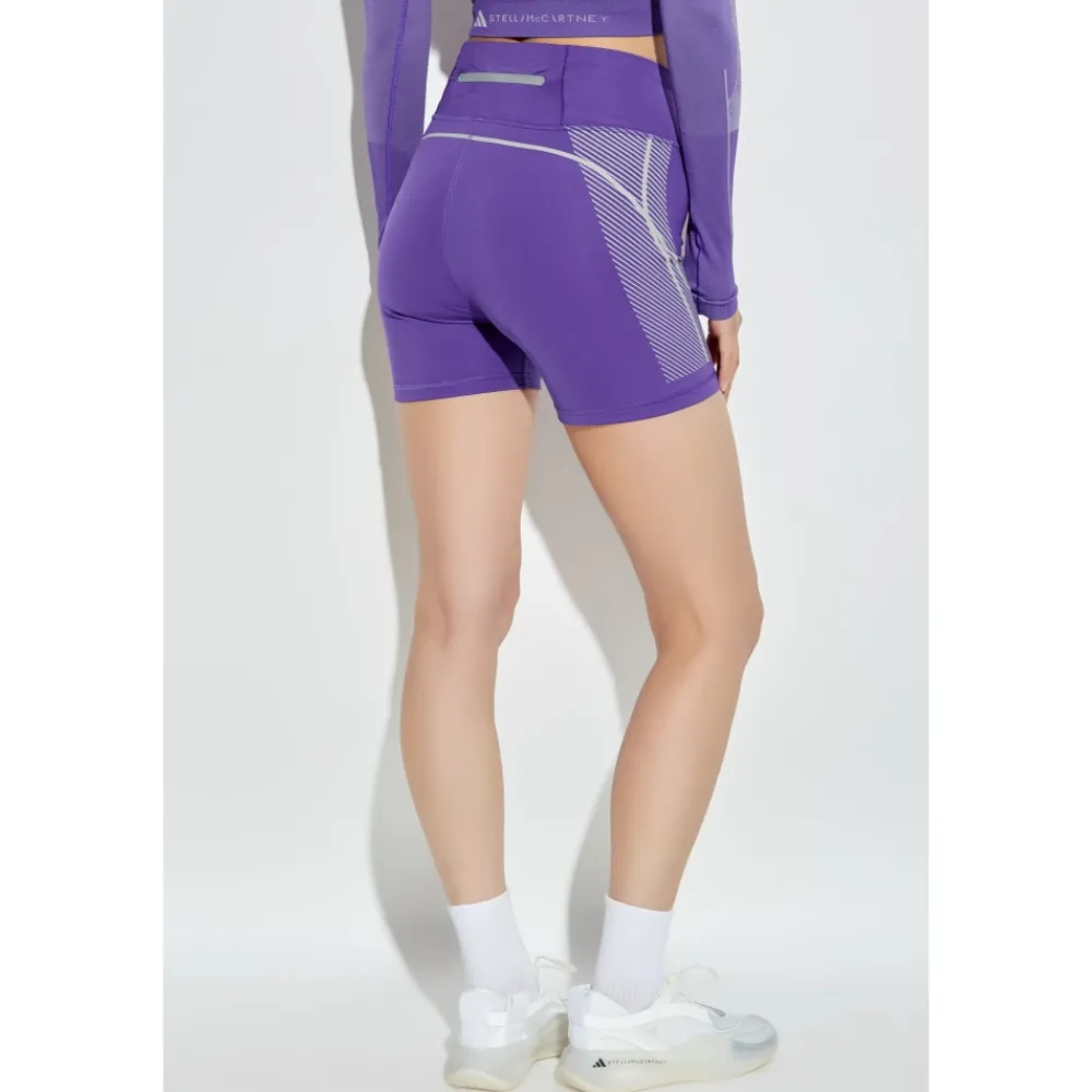 Træningsbukser & Tights<Adidas by Stella McCartney Træningsshorts med logo Lilla