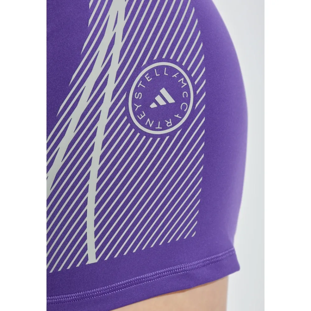 Træningsbukser & Tights<Adidas by Stella McCartney Træningsshorts med logo Lilla